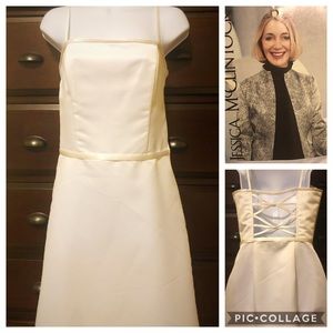 New with tags Jessica McClintock white dress